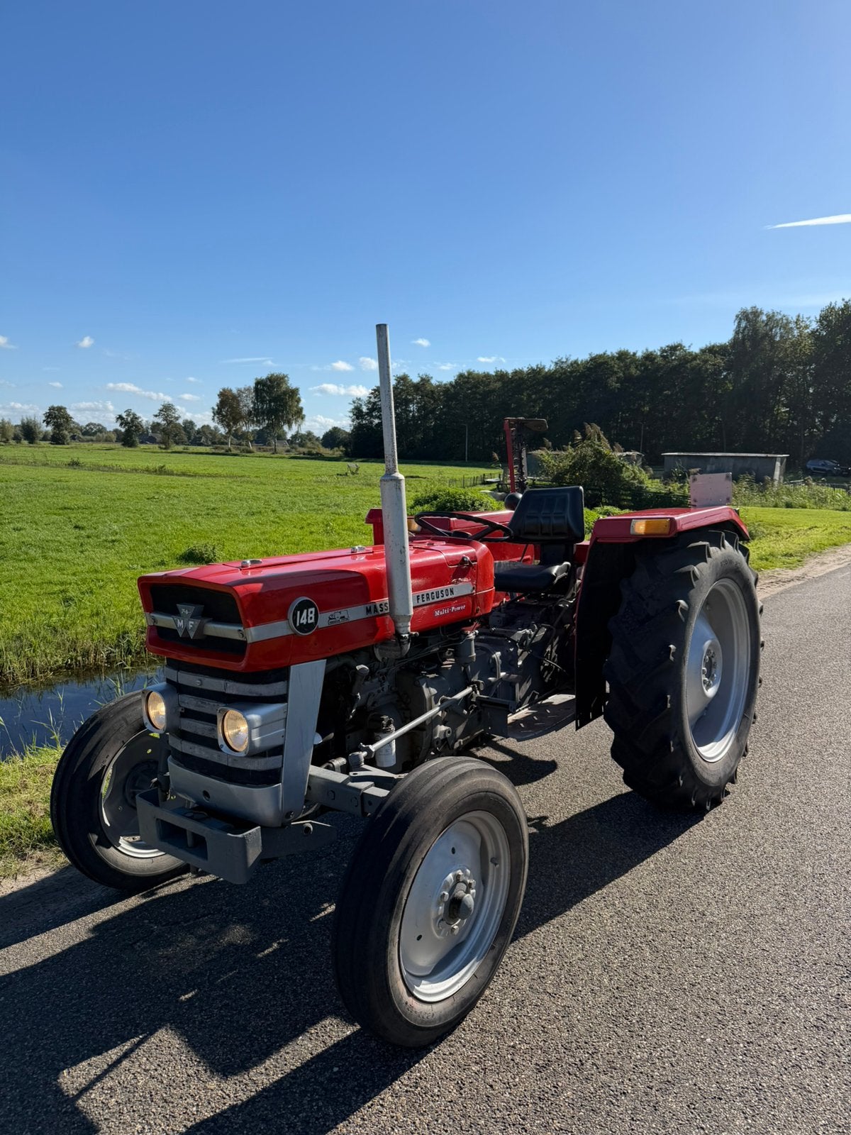 Nette Massey Ferguson 148 Multi-Power incl. Maaibalk, Ophalen, Gebruikt, Tot 80 Pk, Massey Ferguson