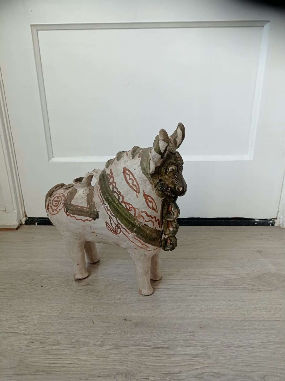 Torito de Pucará - Traditioneel Peruaans Keramieken Stier, Ophalen of Verzenden