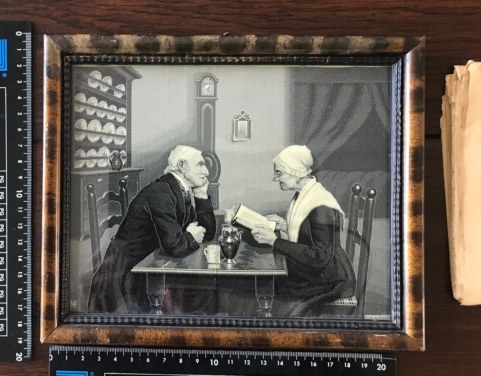 Oude Zijden Schilderij Jaren 30, Ophalen of Verzenden, Voor 1940, Zo goed als nieuw