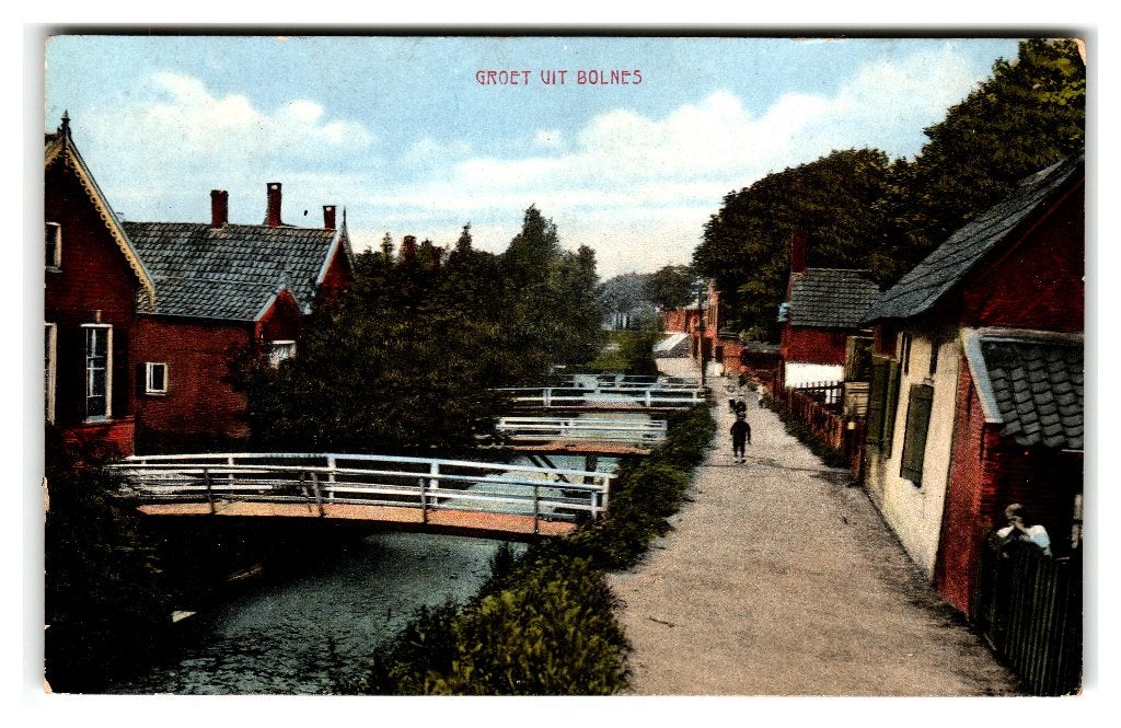Bolnes, Groet uit Bolnes, Verzenden, Voor 1920, Gelopen, Zuid-Holland