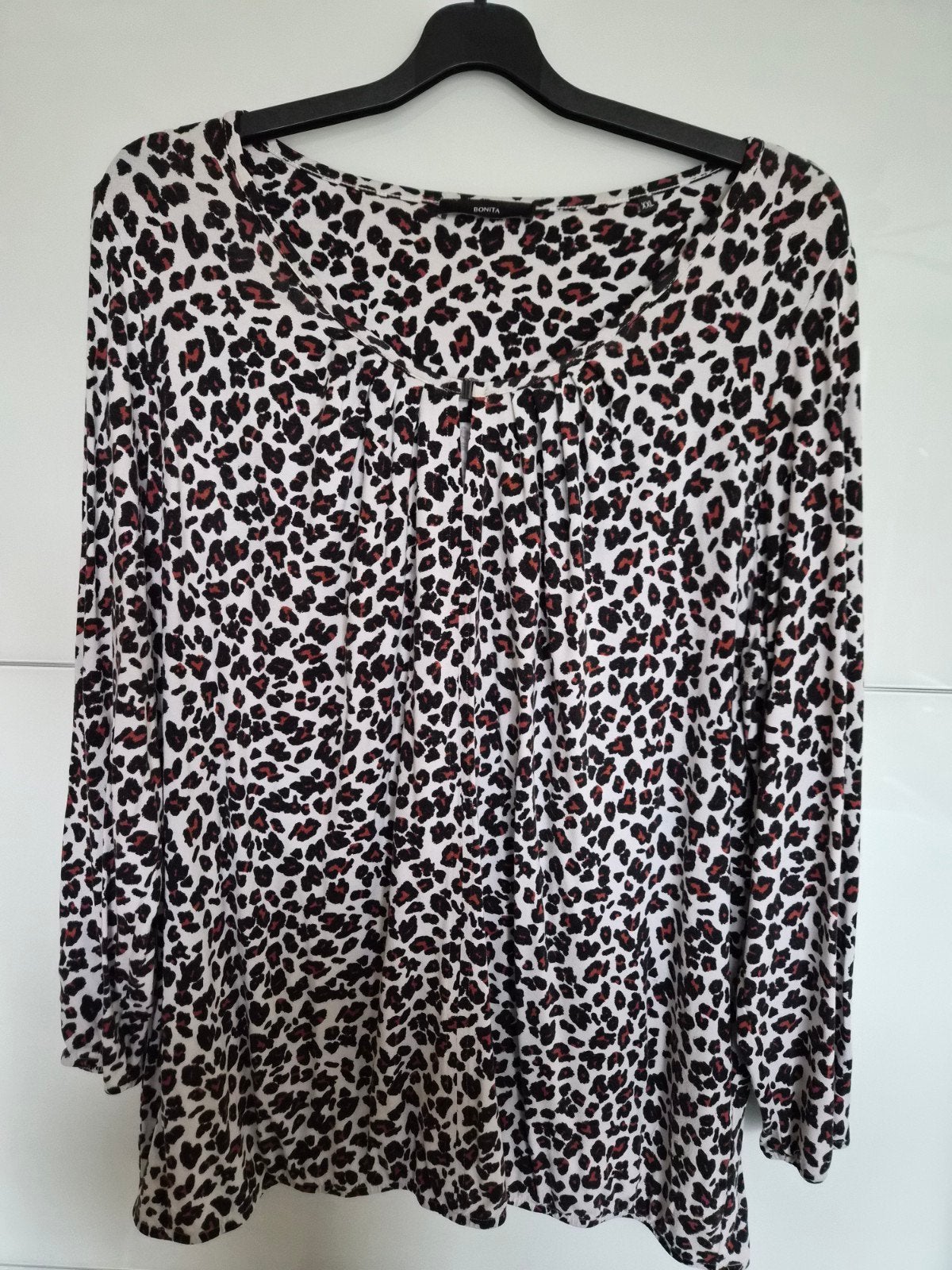 Bonita Dames Shirt XXL - Luipaardprint, Meerkleurig, Maat 46/48 (XL) of groter, Bonita, Ophalen of Verzenden