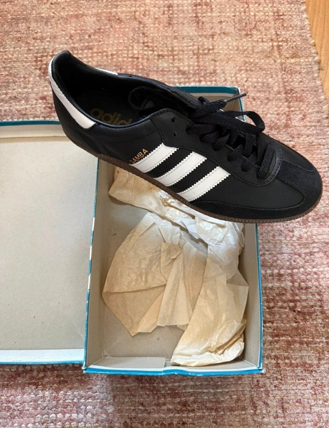 vintage Adidas Samba 1987 Made in Taiwan, Kleding | Heren, Schoenen, Verzenden, Zwart, Nieuw, Sneakers of Gympen