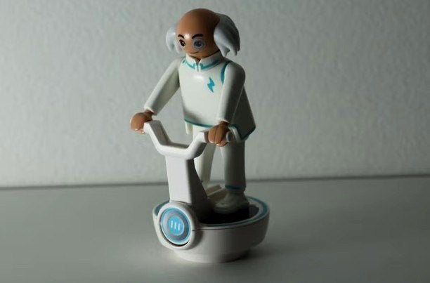 Playmobil Super 4 Dr.X 6690 Professor op ruimtescooter, Ophalen of Verzenden