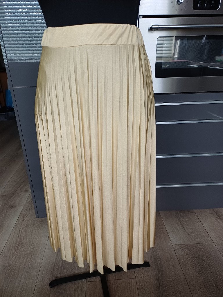 zgan.goudkleurige rok Tierra de Siena mt M, Maat 38/40 (M), Overige kleuren, Verzenden, Onder de knie