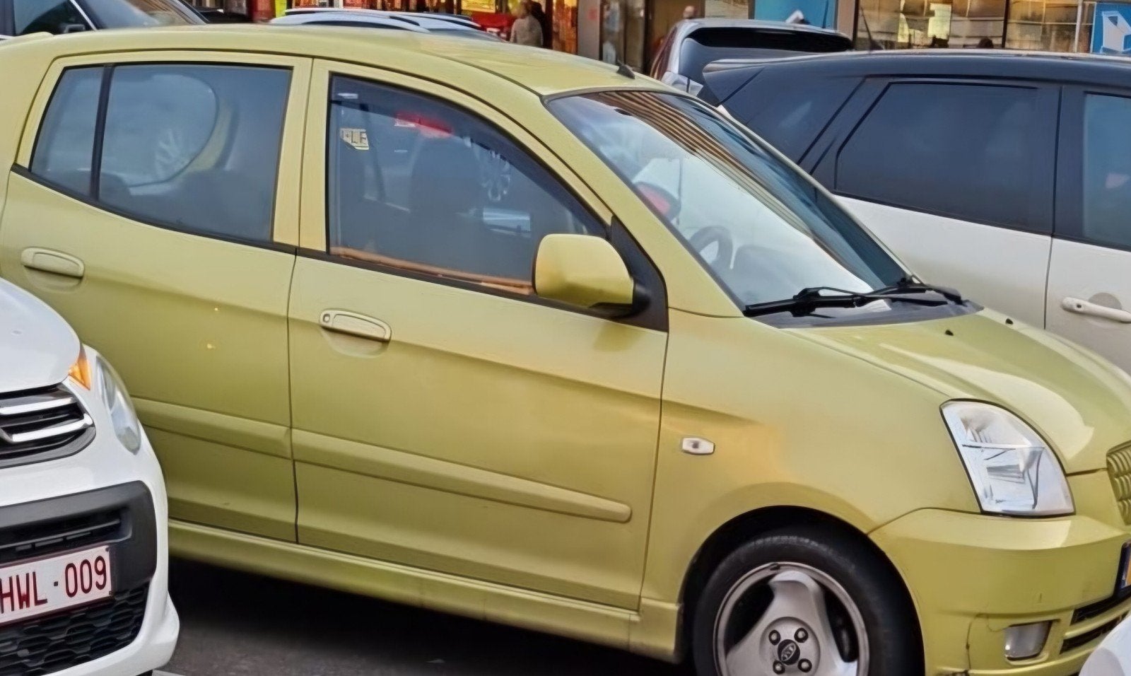 Zijwindschermen Kia Picanto model vanaf 2005, Ophalen of Verzenden, Gebruikt, Kia, Voor