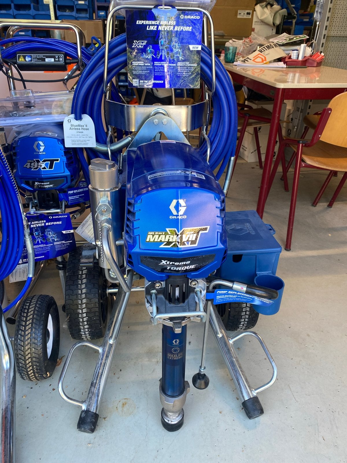 Graco Mark VII XT Procontractor Verfspuit, Doe-het-zelf en Verbouw, Schildersmaterialen, Ophalen, Nieuw, Verfspuit of Verfpomp