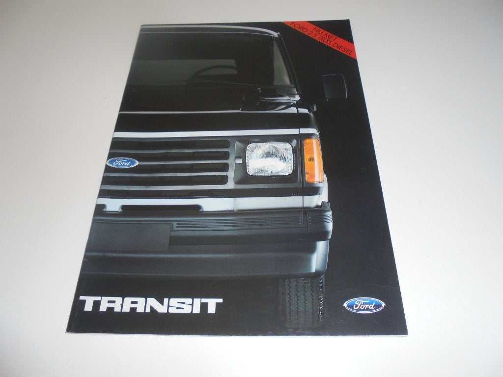 brochure Ford Transit  1985, Ophalen of Verzenden, Zo goed als nieuw, Ford