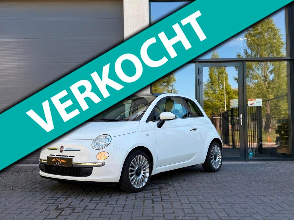 Fiat 500 0.9 TwinAir Lounge | Airco | Panorama | Elektrische, Auto's, Fiat, Voorwielaandrijving, Euro 5, Gebruikt, 31 €/maand