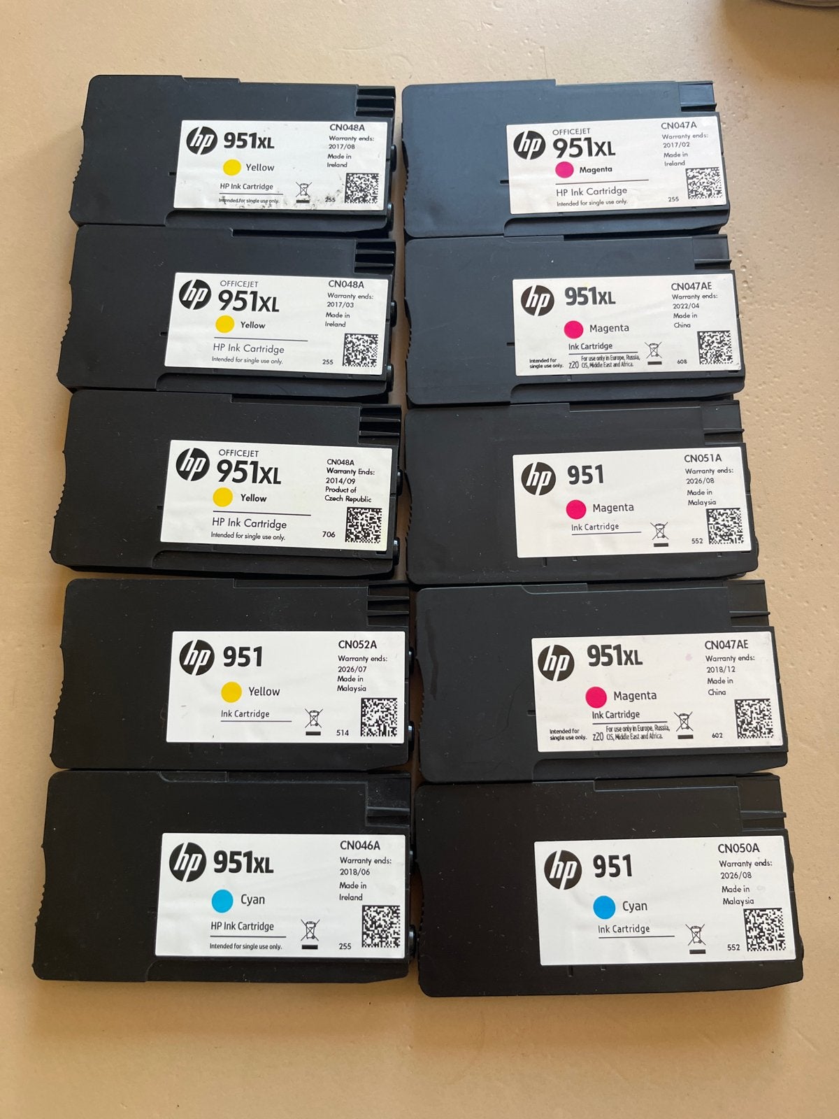 HP 951XL en 951 Inktcartridges - Diverse Kleuren, Ophalen, Nieuw, Cartridge