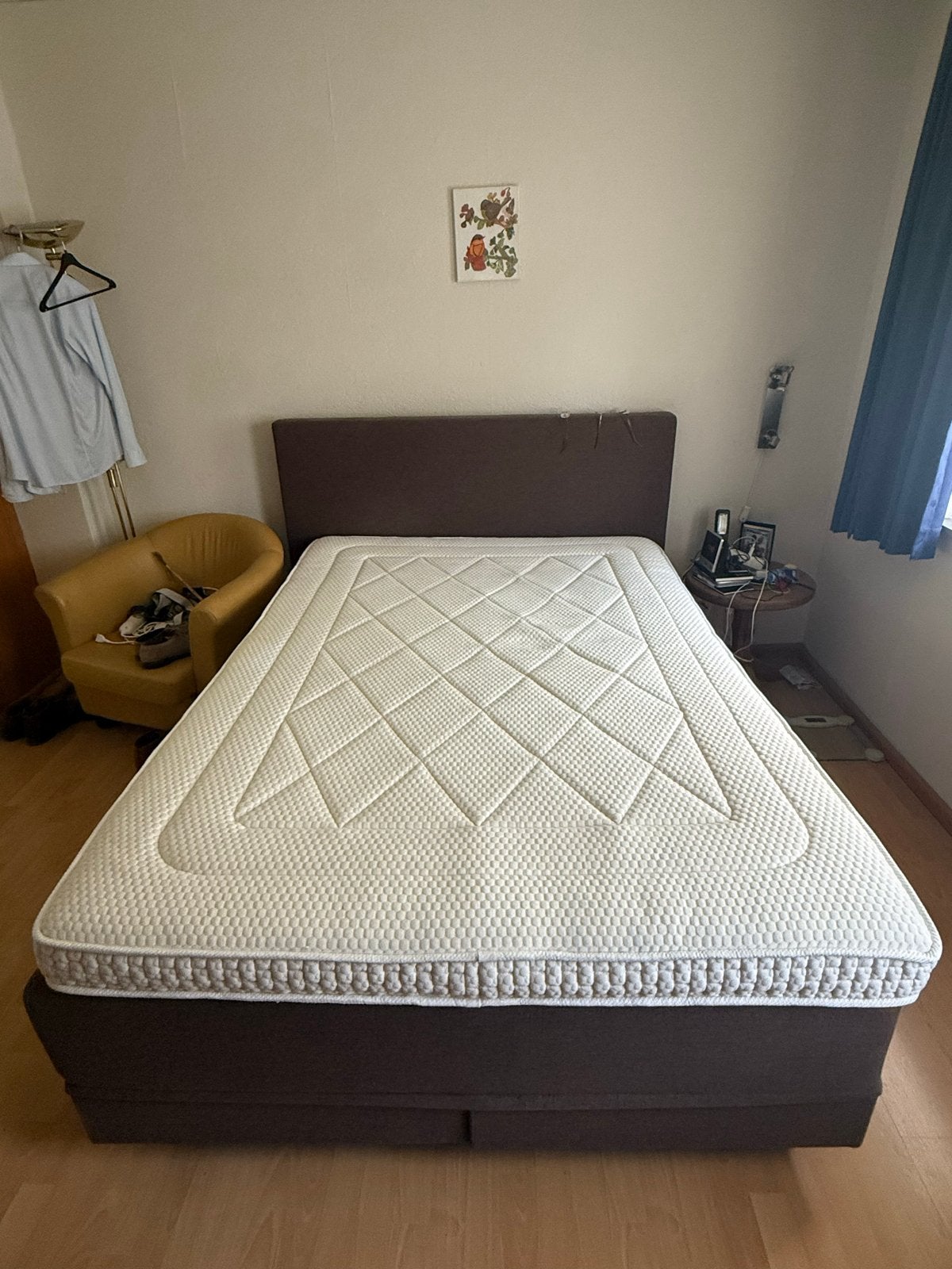 Swiss sense boxspring twijfelaad met topper, Ophalen, Gebruikt, 90 cm, Eenpersoons