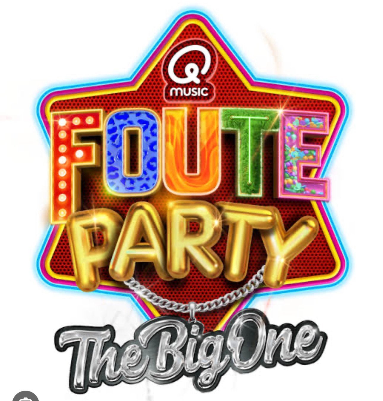 Q music FOUTE PARTY The big one Eindhoven, Tickets en Kaartjes, Ticket of Toegangskaart