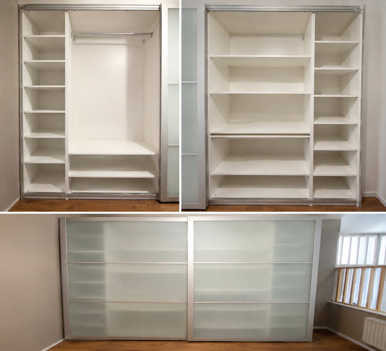 IKEA PAX kledingkast met schuifdeuren – ca. 300 x 236 cm, Ophalen, Zo goed als nieuw, 50 tot 75 cm, 200 cm of meer