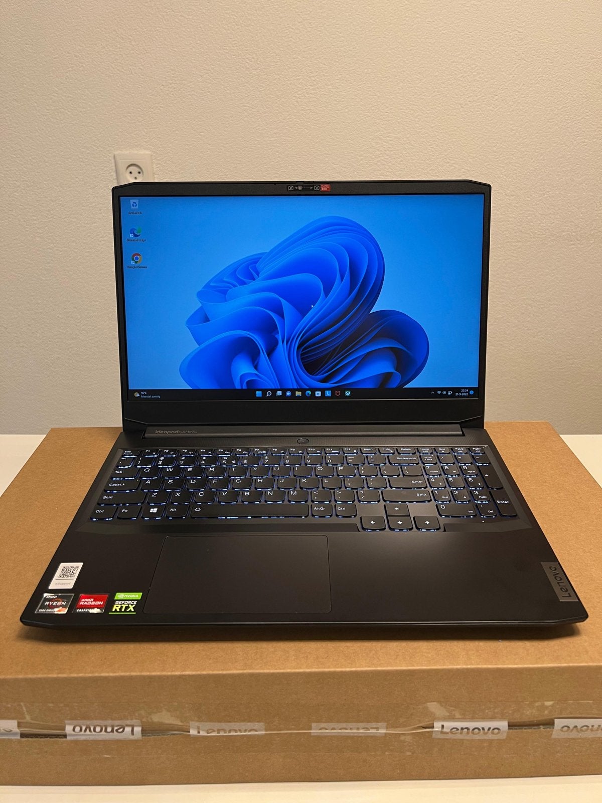 Lenovo IdeaPad Gaming 3 / AMD Ryzen 5 / RTX 3050 /16GB-512GB, Computers en Software, Met videokaart, Ophalen of Verzenden, Zo goed als nieuw