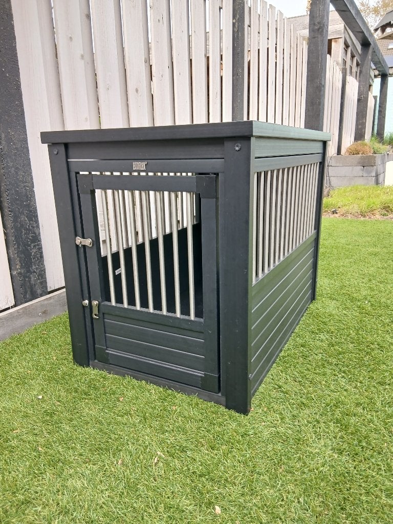 Zwarte bench New Age Pet, Dieren en Toebehoren, Ophalen, Zo goed als nieuw