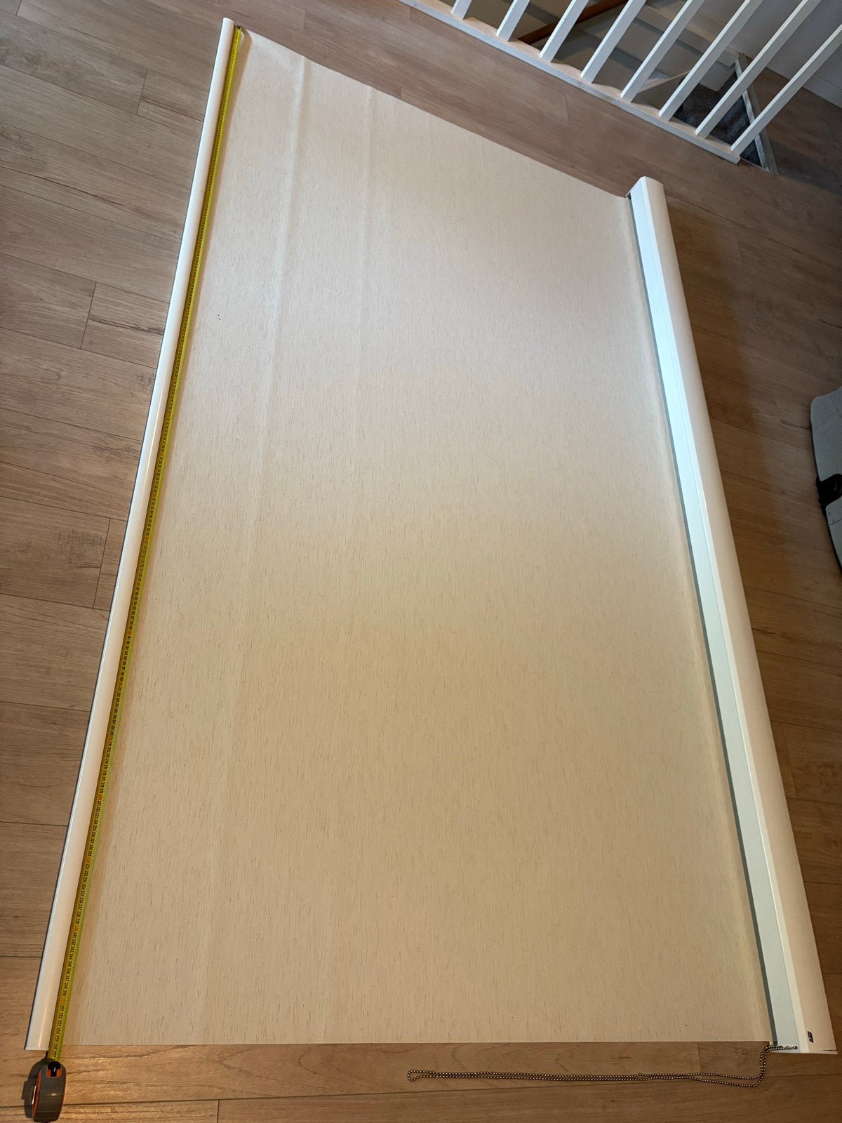 Luxaflex Rolgordijn - Beige - 152x256 cm, Ophalen, Beige, Rolgordijn, Polyester
