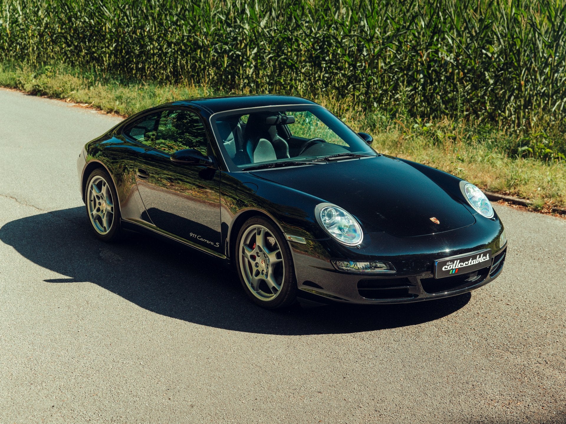 Porsche 911 3.8 Carrera S (bj 2008, automaat), Auto's, Porsche, Automaat, Achterwielaandrijving, Gebruikt, Zwart