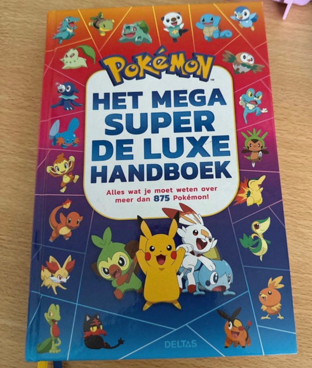 Pokemon mega handboek, Boeken, Fantasy, Zo goed als nieuw, Ophalen of Verzenden