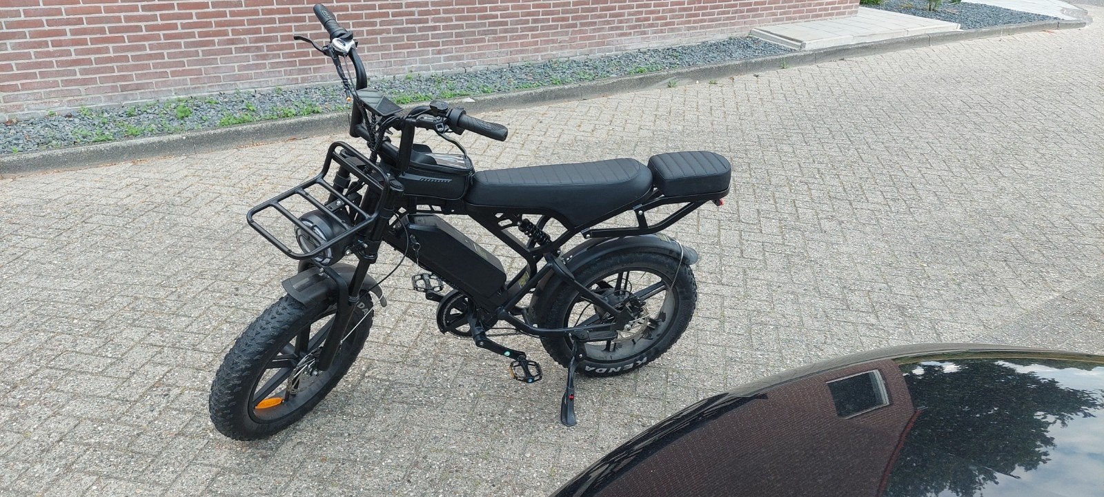 Stoere Fatbike E-bike met accu en voorrek, Overige merken, Ophalen of Verzenden, Zo goed als nieuw, Minder dan 47 cm