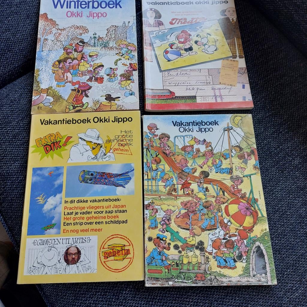 Vakantieboeken Okki Jippo - Winterboek en meer (4 stuks), Boeken, Ophalen of Verzenden, Gelezen, Diverse auteurs, Fictie