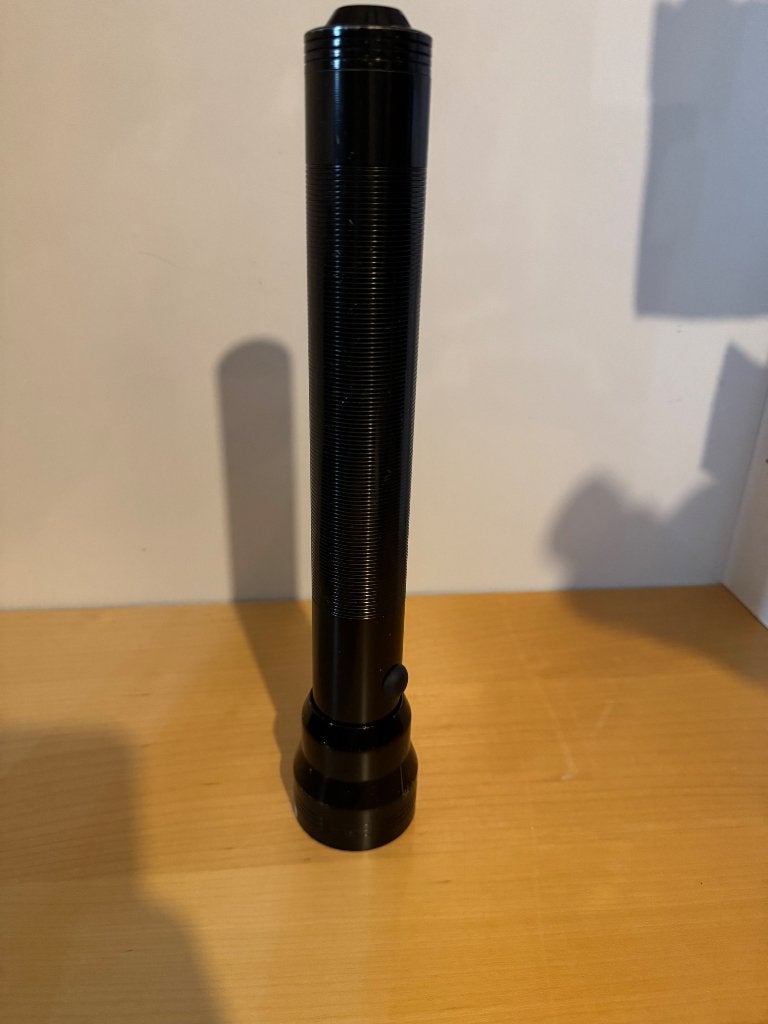 Staaf zaklamp, Ophalen of Verzenden, Gebruikt, Batterij
