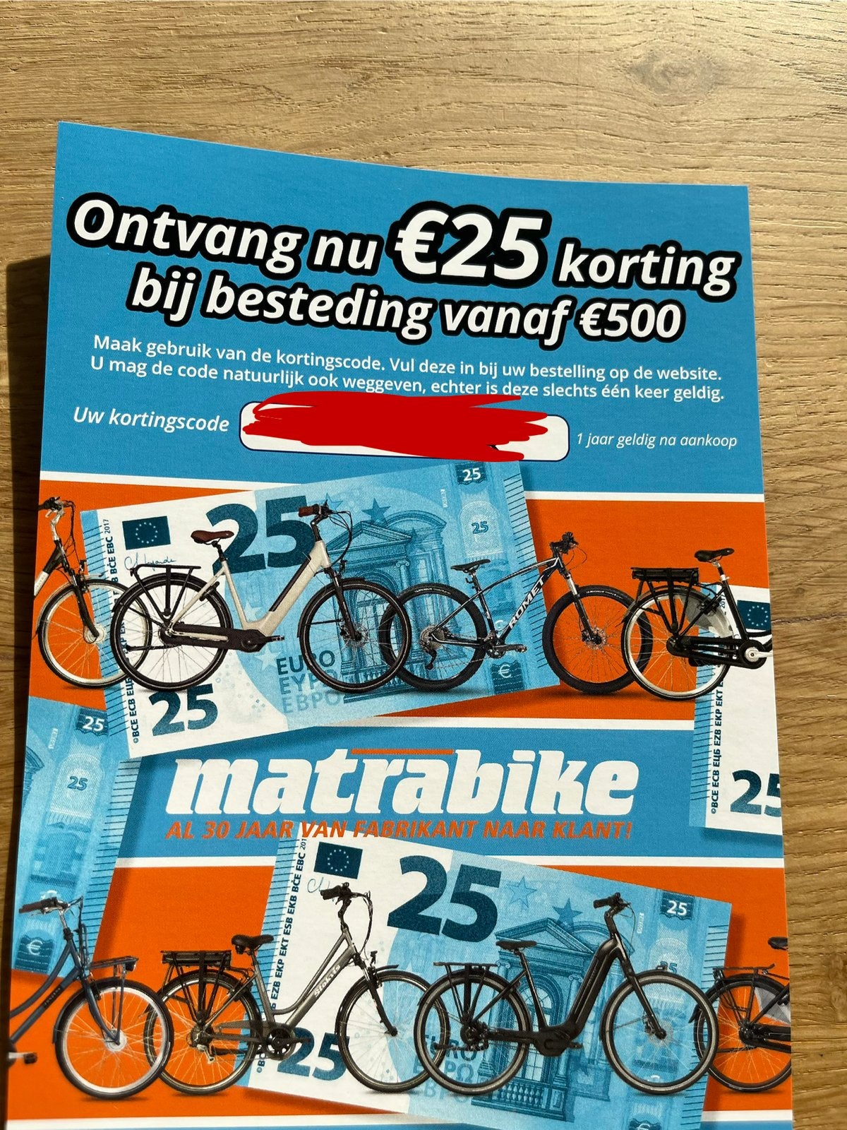 Matrabike korting van 25€, Fully, Ophalen of Verzenden, Zo goed als nieuw, Overige merken