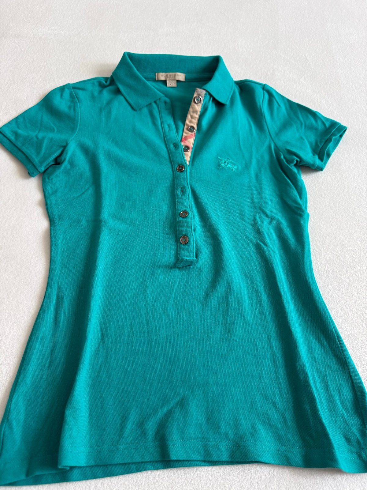 Burberry Brit Polo Shirt - Maat XS, Kleding | Dames, Overige kleuren, Ophalen of Verzenden, Zo goed als nieuw, Korte mouw