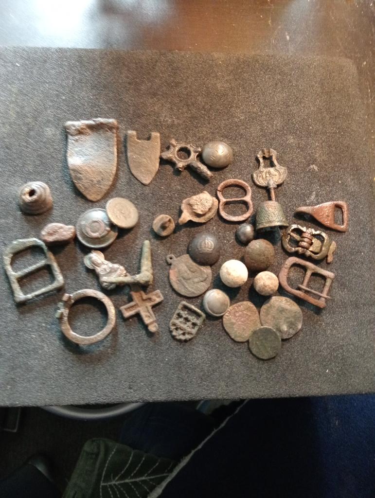 Groot Lot 17/18/19 eeuws Middeleeuws, Antiek en Kunst, Antiek | Koper en Brons, Ophalen of Verzenden