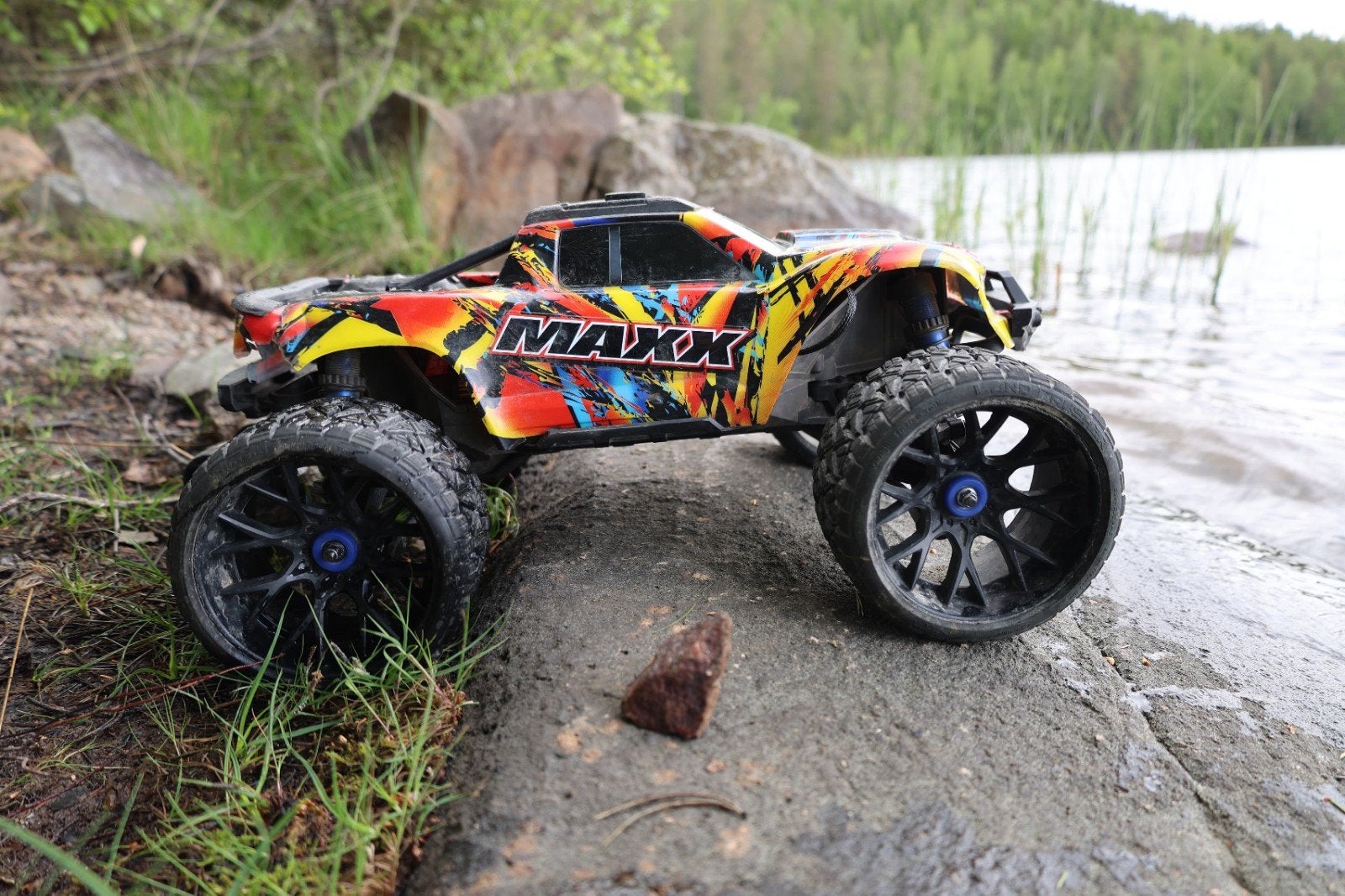 Traxxas Maxx RC Auto 4S, Hobby en Vrije tijd, Ophalen of Verzenden, Gebruikt, Elektro, Auto offroad
