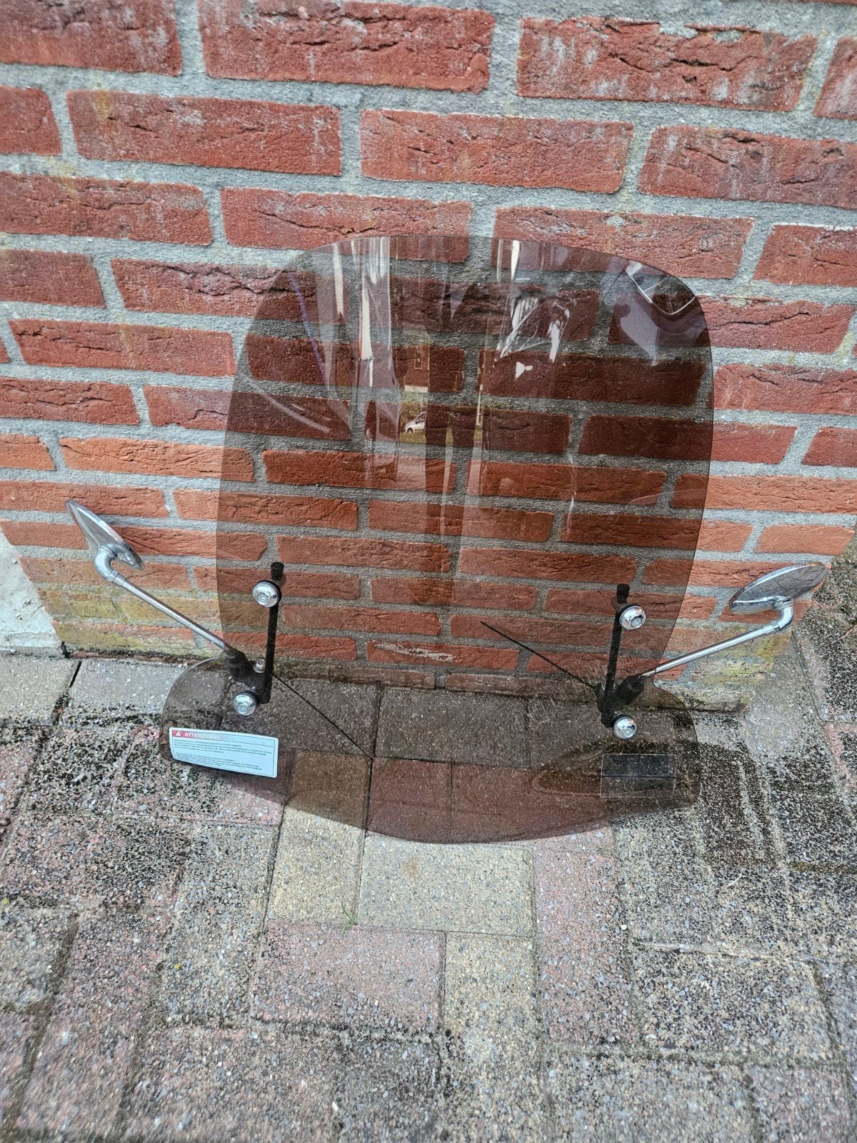 Windscherm getint met spiegels voor mio scooter/brommer, Ophalen, Gebruikt, Overige typen, Onbekend