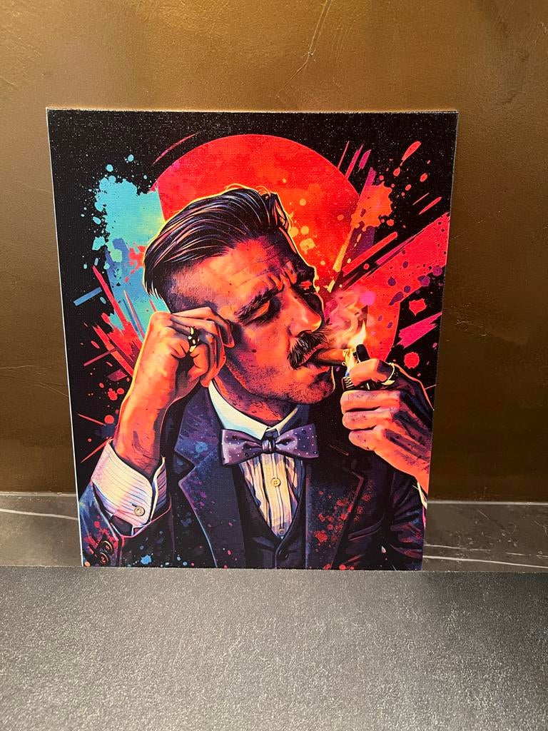 Peaky Blinders UV-print Graffiti Art 24x30cm *2 voor €25*, Antiek en Kunst, Ophalen of Verzenden