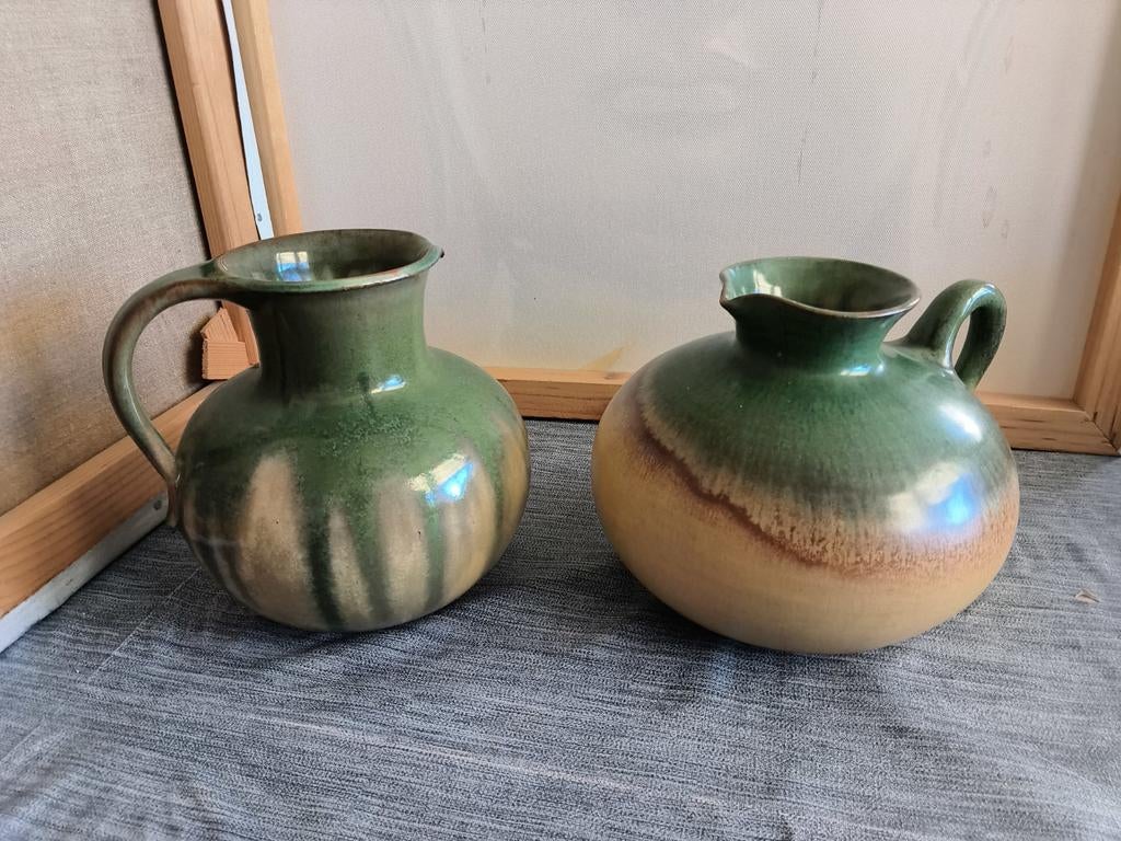 Mobach vaasjes, Ophalen of Verzenden, Overige kleuren, Glas, Minder dan 50 cm