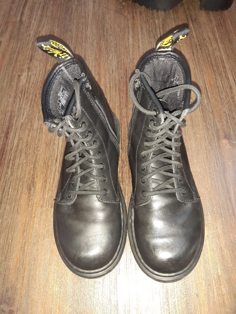DR. MARTENS LEREN BOOTS MAAT 32, Kinderen en Baby's, Dr. Martens, Gebruikt, Meisje, Ophalen of Verzenden