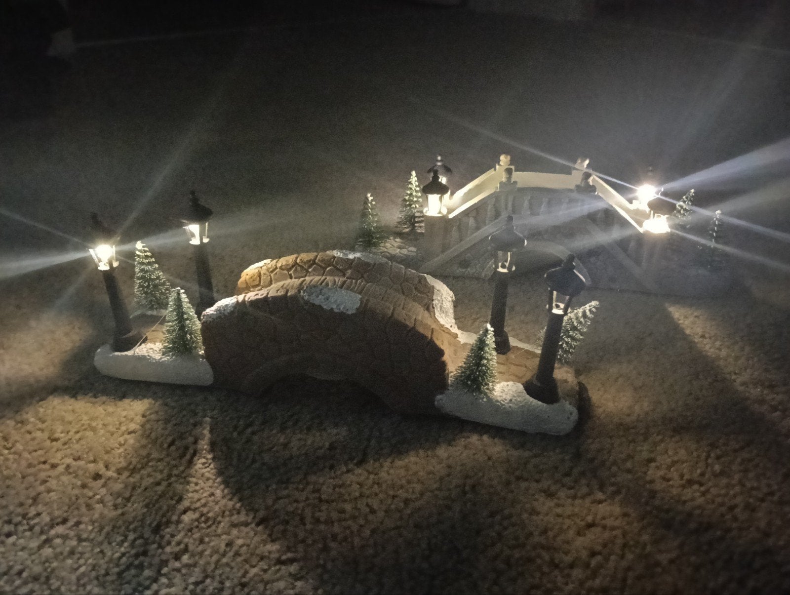 te koop 2 bruggetjes voor in kerstdorp, Verzamelen, Ophalen