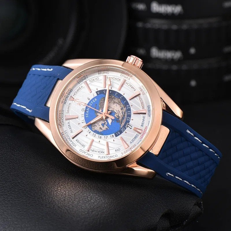 2x Seamaster Worldtimer Polshorloge - Nieuw, Ophalen of Verzenden, Nieuw, Overige merken