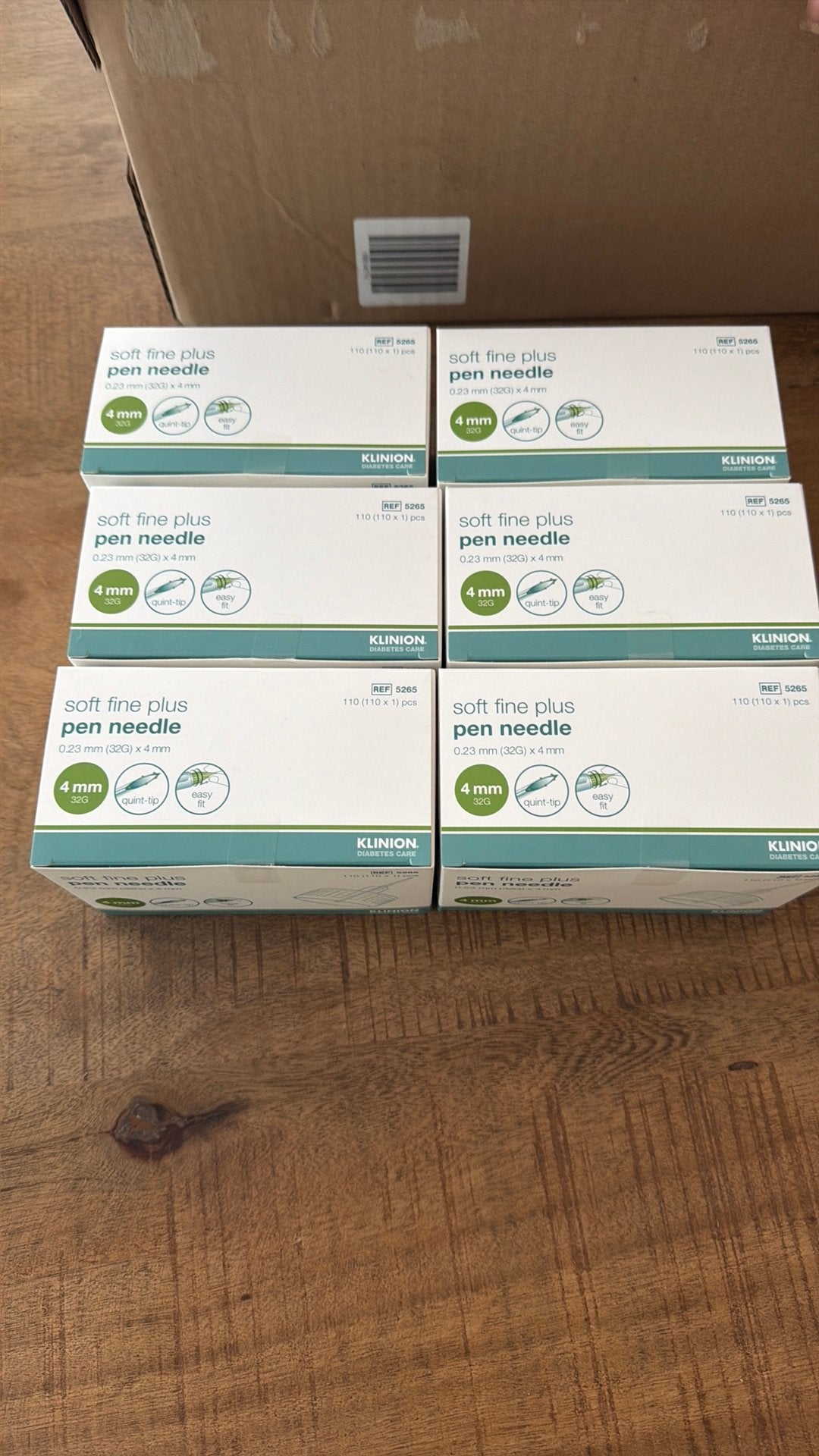 Diabetis naaldjes Klinion 4 mm, Ophalen of Verzenden, Nieuw, Overige typen