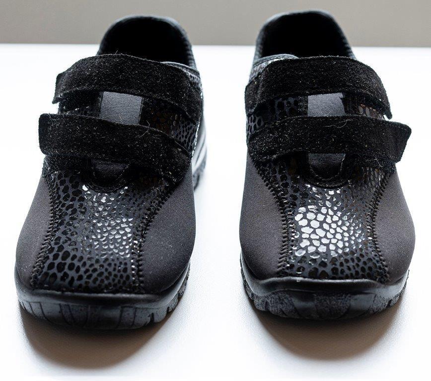 Dames sneakers met klittenband maat 38, Zwart, Ophalen of Verzenden, Sneakers of Gympen, Zo goed als nieuw