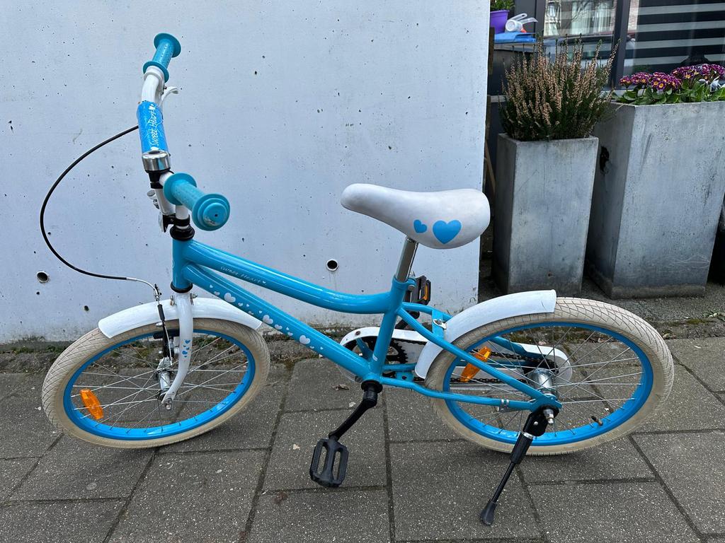 Kinder fiets, Ophalen, Zo goed als nieuw, Terugtraprem, 20 inch
