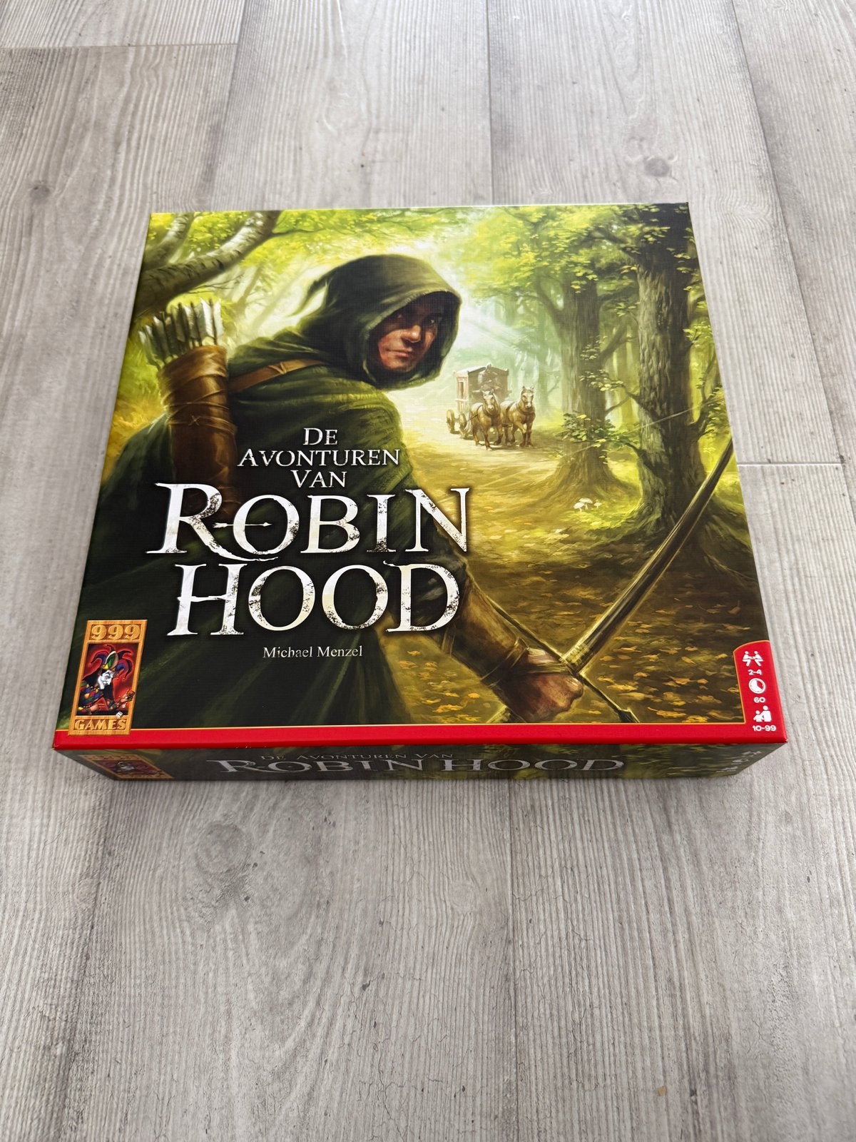 De Avonturen van Robin Hood - 999 Games - Nederlands, Een of twee spelers, Ophalen, Zo goed als nieuw