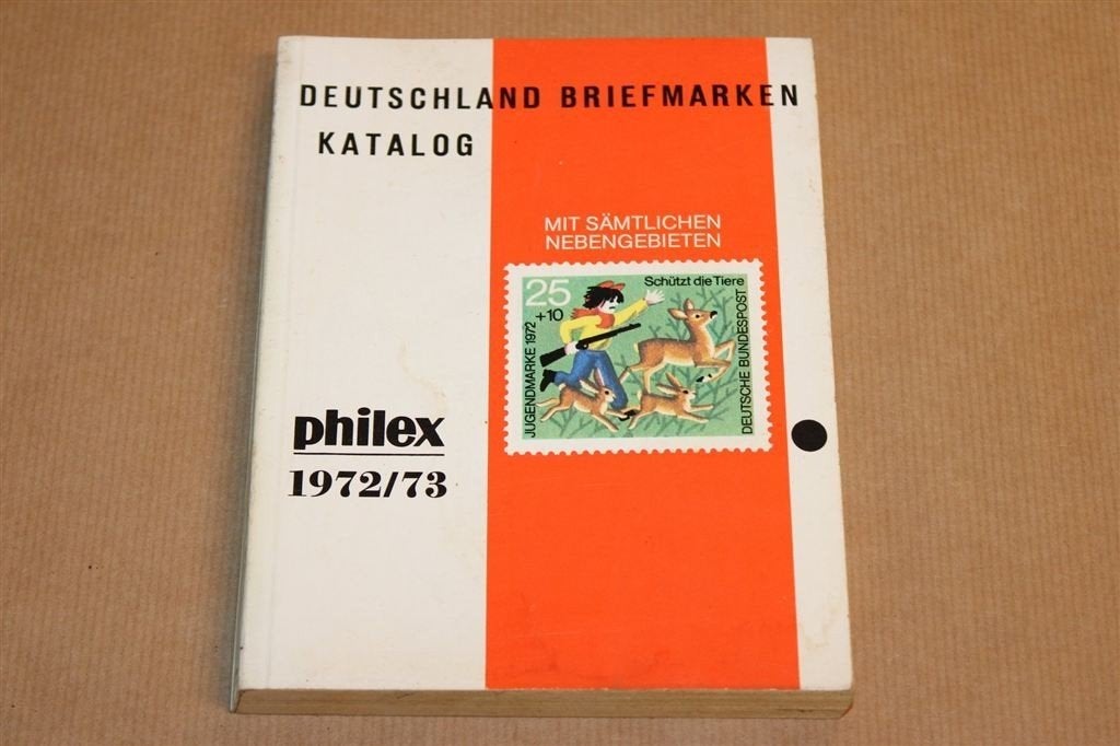 Philex Duitse Postzegelcatalogus 1972/73 — Reich & BRD, Ophalen of Verzenden, Overige landen, Postfris