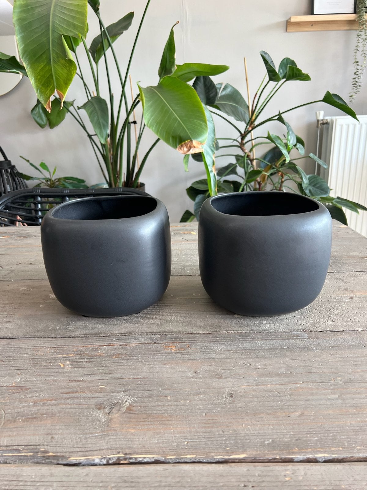 Nieuwe Intratuin bloempotten - set van 2, Minder dan 30 cm, Minder dan 60 cm, Nieuw, Ophalen of Verzenden
