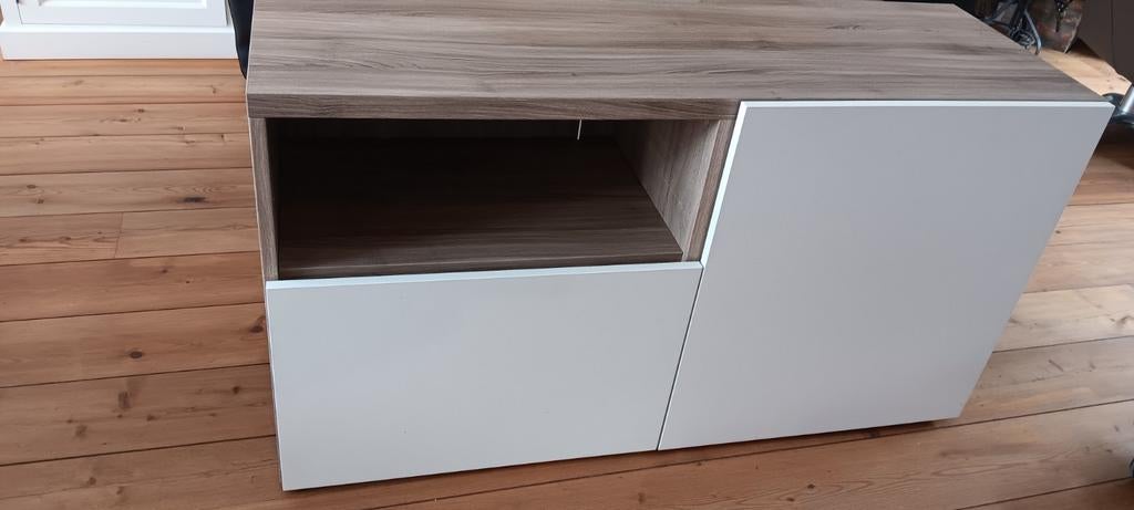 Ikea besta TV-meubel met opbergruimte, Ophalen, Gebruikt, 100 tot 150 cm, Minder dan 100 cm
