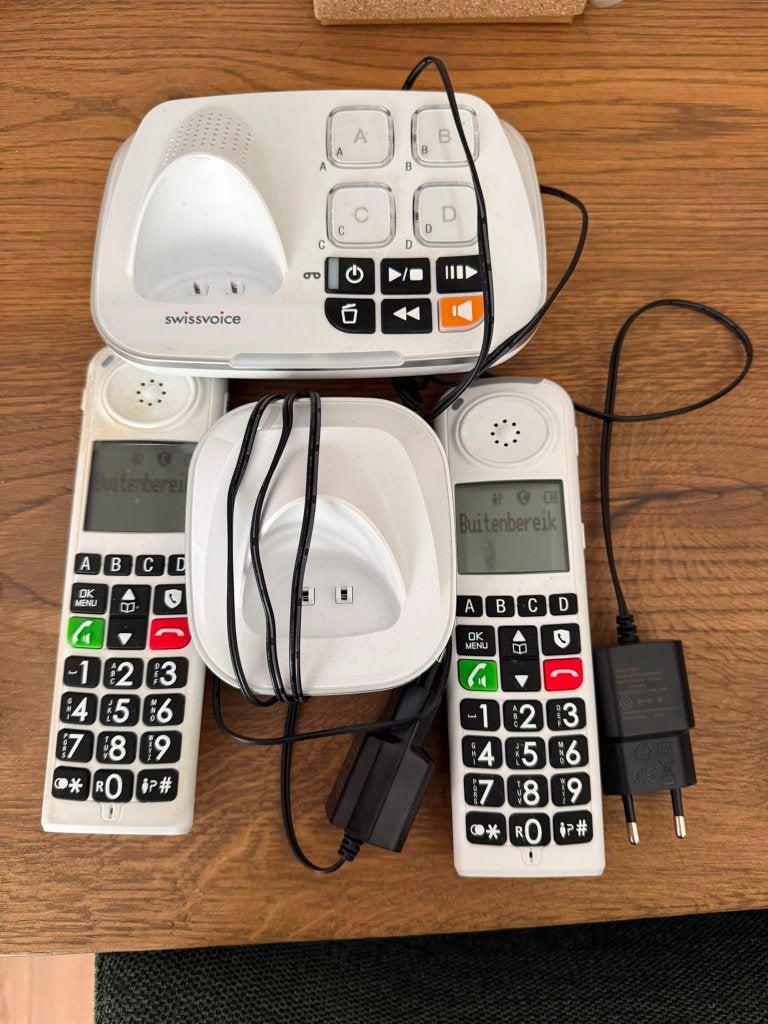 Swissvoice Xtra HANDSET Duo HUISTELEFOON SENIOREN TELEFOON, Ophalen, 2 handsets