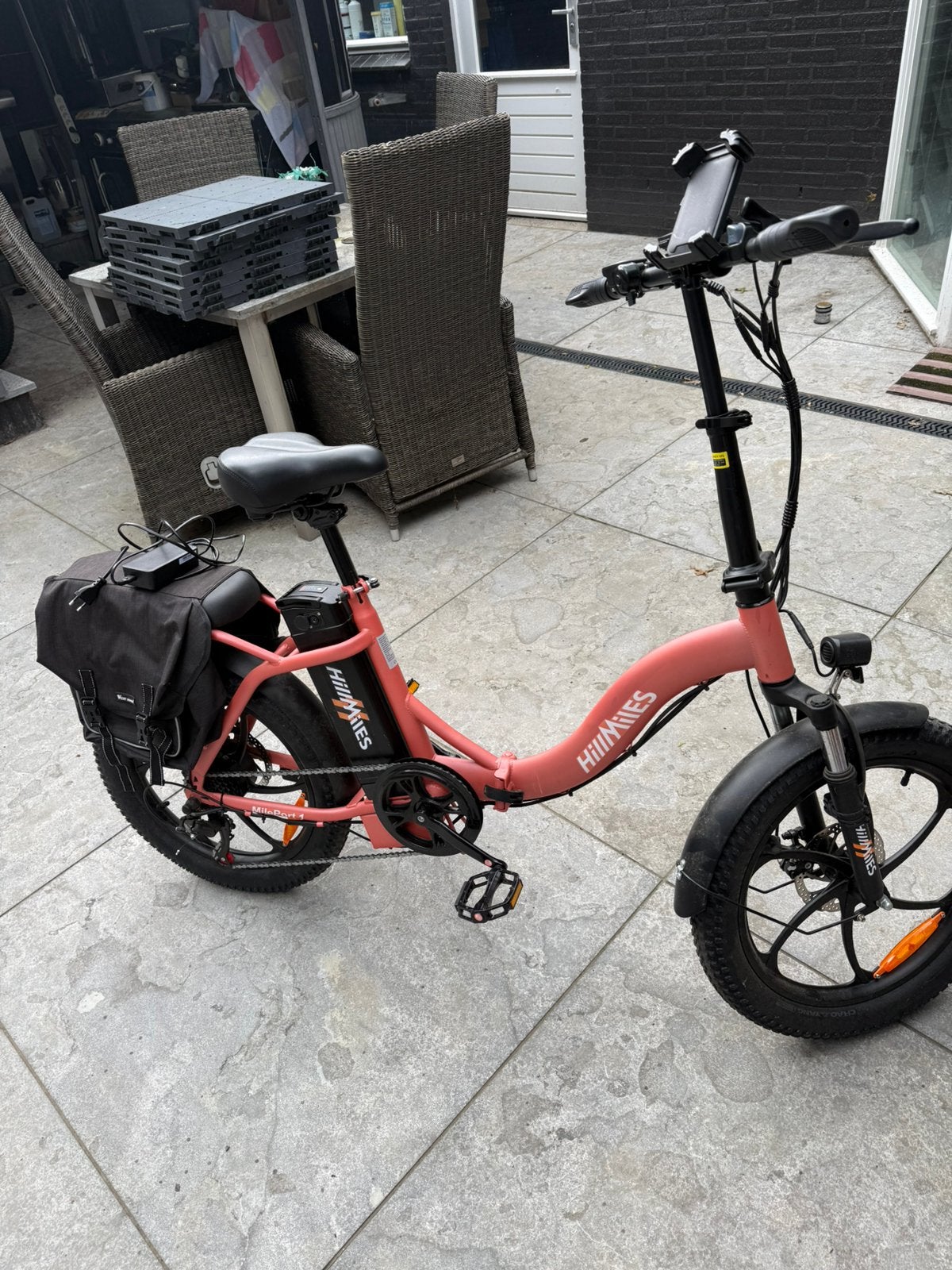 Elektrische vouwfiets HillnMiles, Ophalen, Zo goed als nieuw, 20 inch of meer