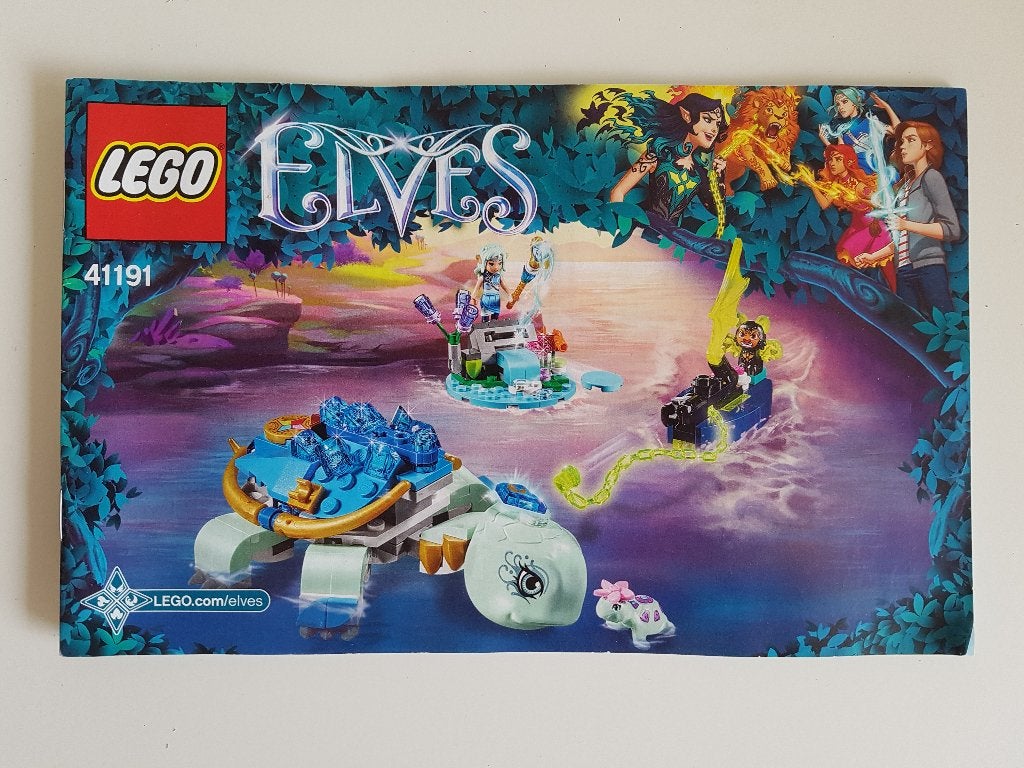 Lego Elves 41191 Naida en de Waterschildpadhinderlaag, Compleet, Overige thema's, Lego, Ophalen of Verzenden