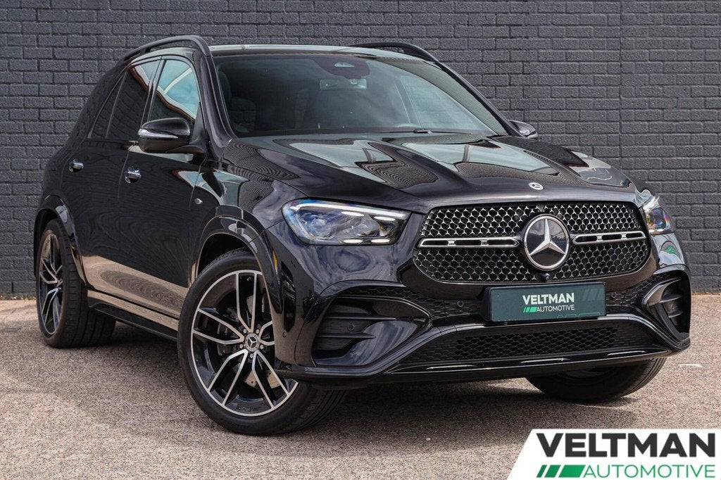 Mercedes GLE-klasse 400 e 4MATIC AMG Line PANO HEAD UP BURME, Auto's, Mercedes-Benz, Automaat, Gebruikt, Zwart, 4 cilinders