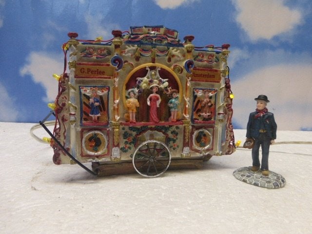 dickensville / luville draaiorgel kerstdorp accessoire kerst, Diversen, Ophalen of Verzenden, Zo goed als nieuw