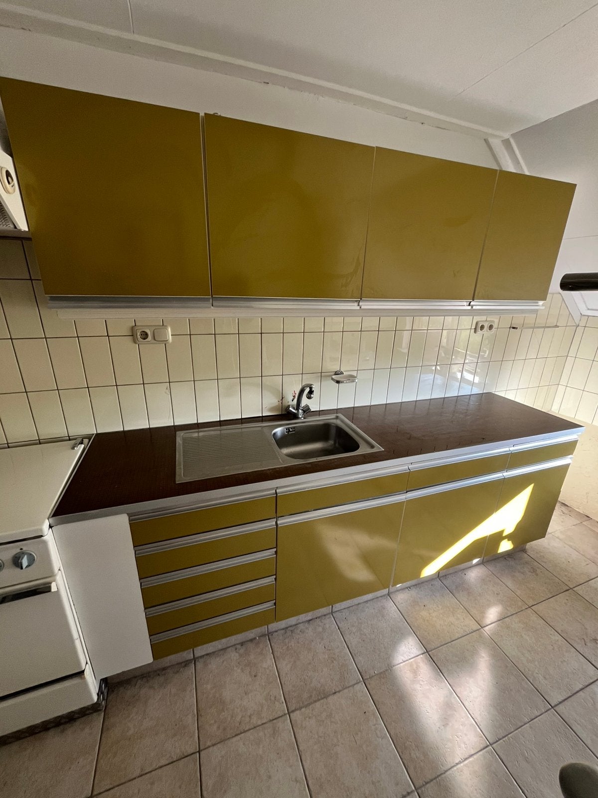 Keukenblok, Huis en Inrichting, Ophalen, Gebruikt, Enkelwandige keuken