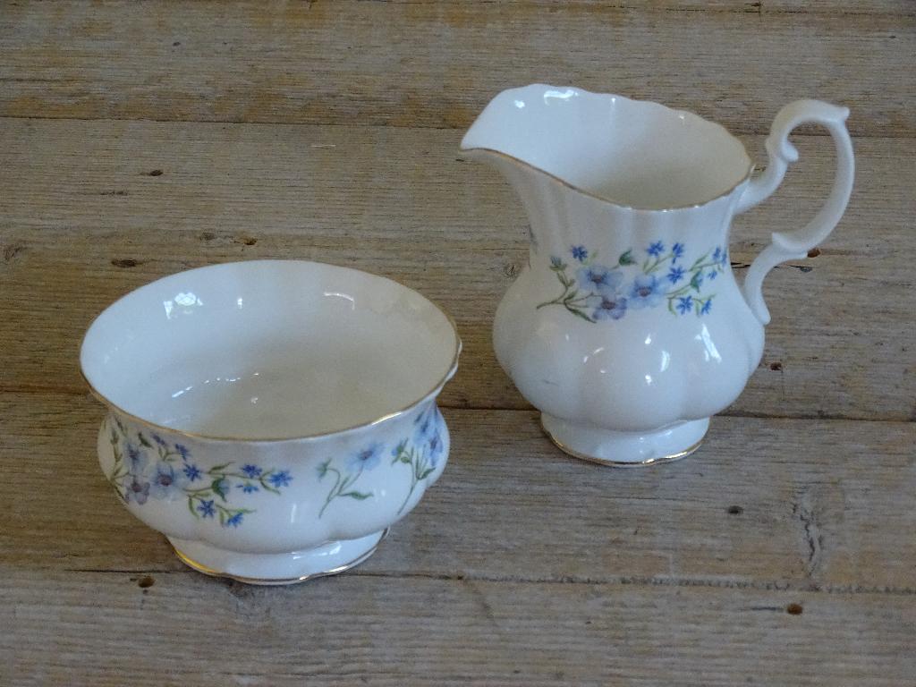 Servies, Engels Richmond, BLUE ROCK, zo goed als nieuw