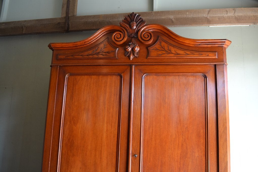 Prachtige antieke mahonie houten Louis Philippe kuifkast., Antiek en Kunst, Verzenden