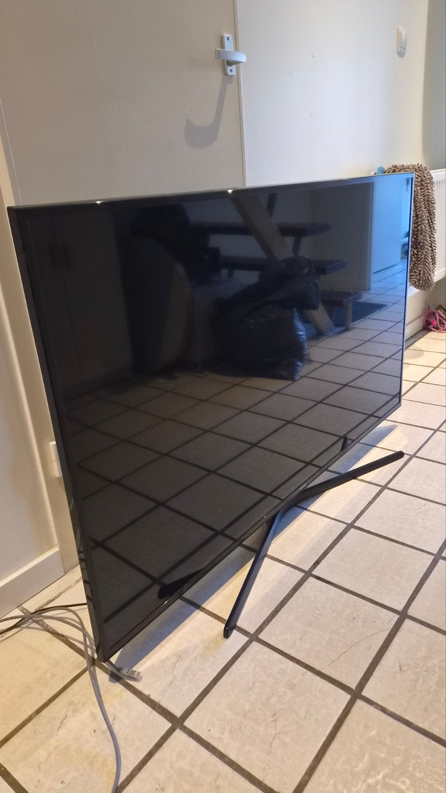 Samsung 55" 4K Ultra HD Smart TV – UE55KU6000W, Ophalen, 50 Hz, Zo goed als nieuw, Samsung